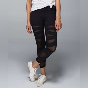 Original Release Lululemon High Times Tech Mesh 7/8 Legging